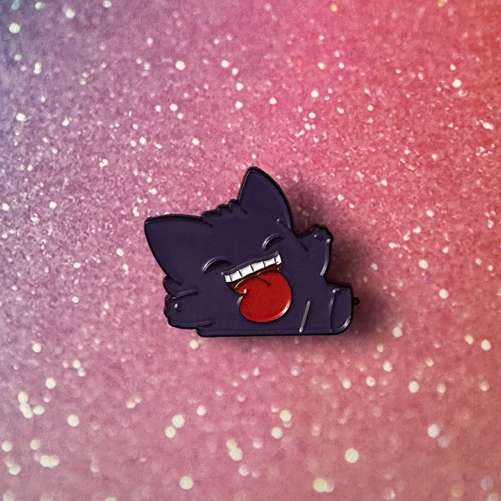 Pokemon Chibi Silly Gengar Enamel Pin
