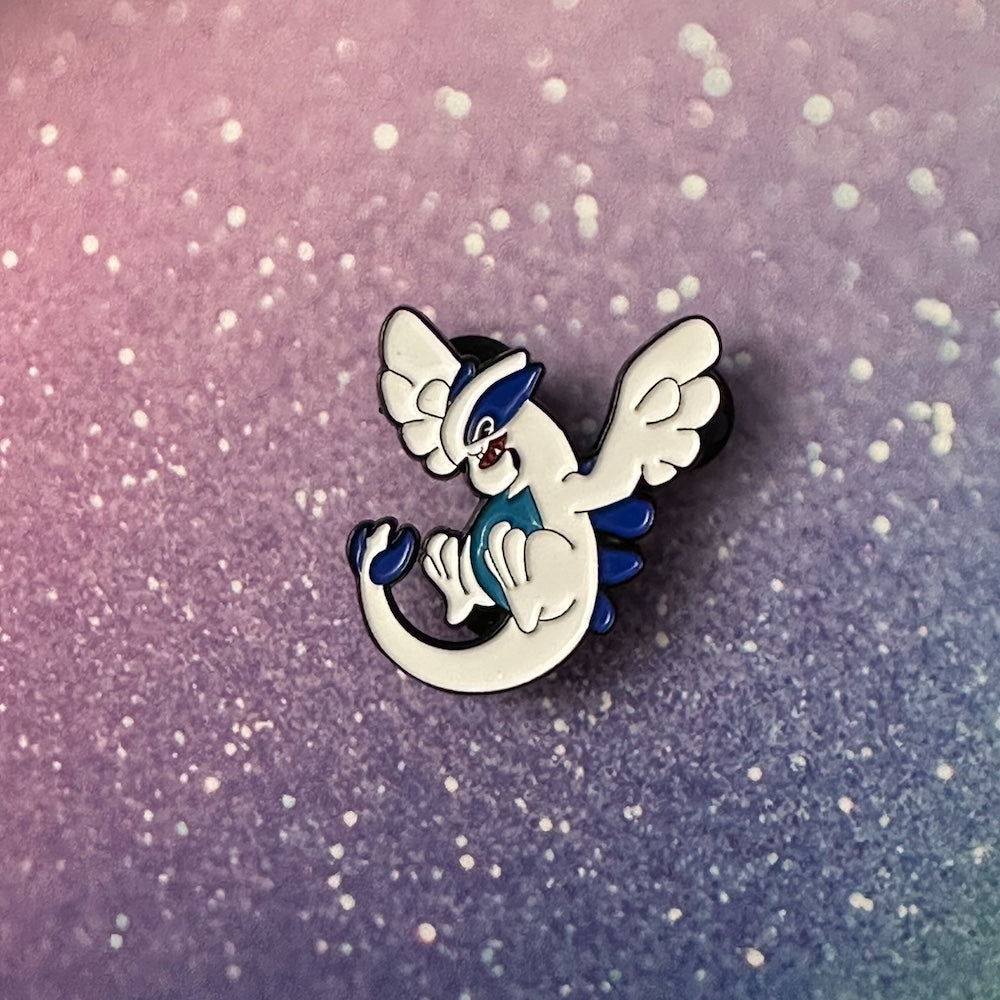 Pokemon Chibi Lugia Enamel Pin