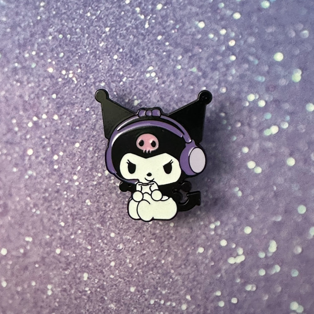 Sanrio Gamer Kuromi Enamel Pin