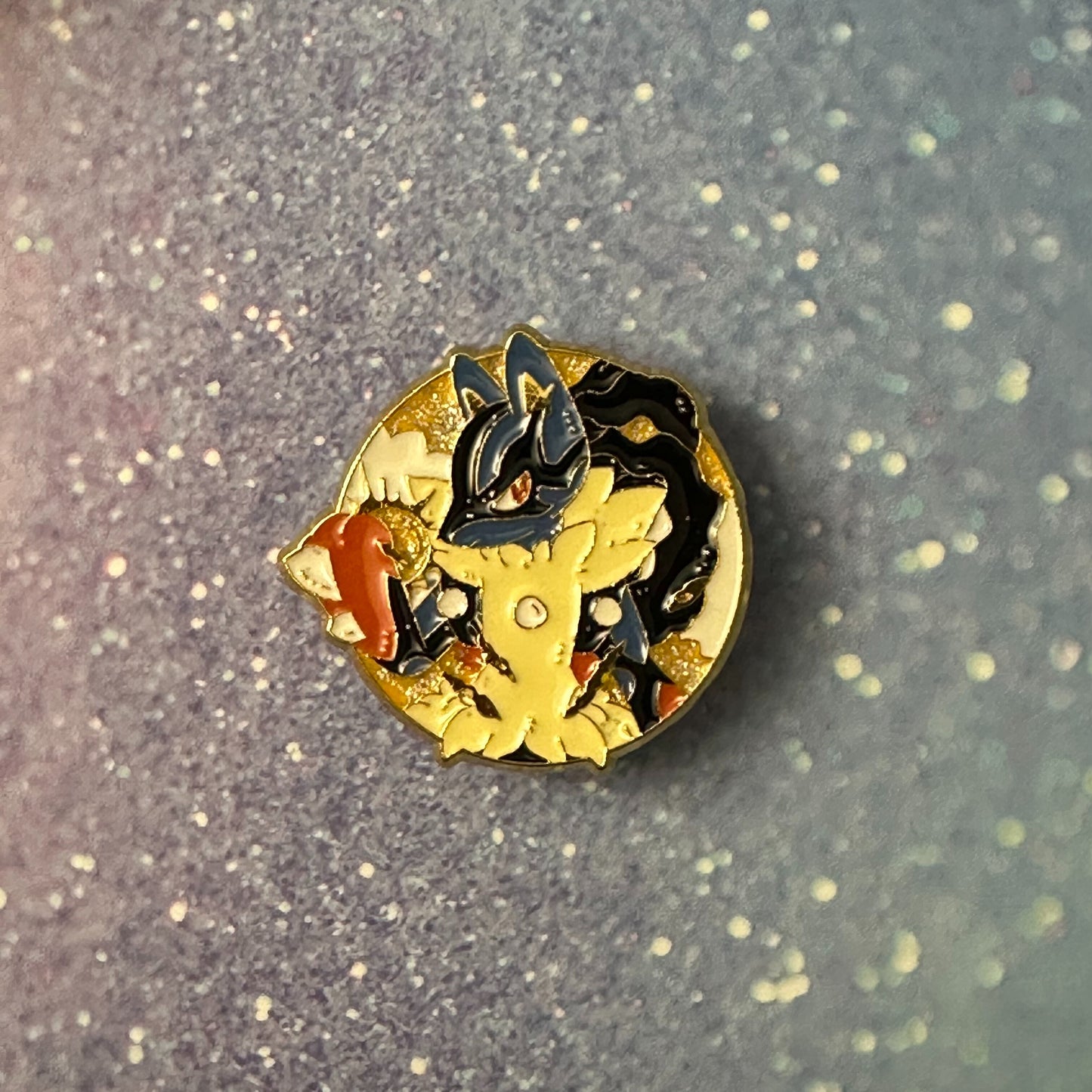 Pokemon Lucario Enamel Pin