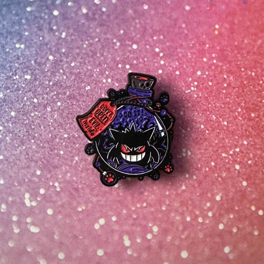 Pokemon Gengar Potion Enamel Pin