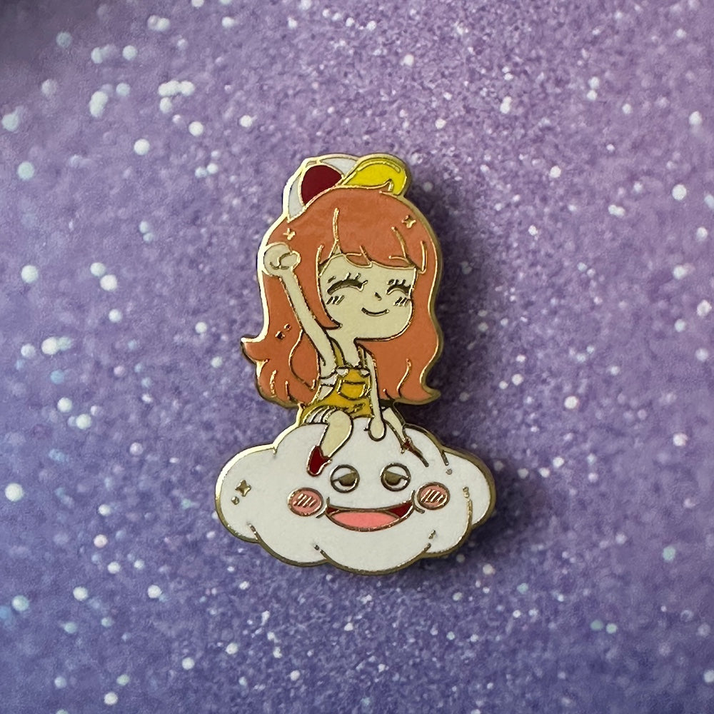 One Piece Nami Riding Zeus Enamel Pin