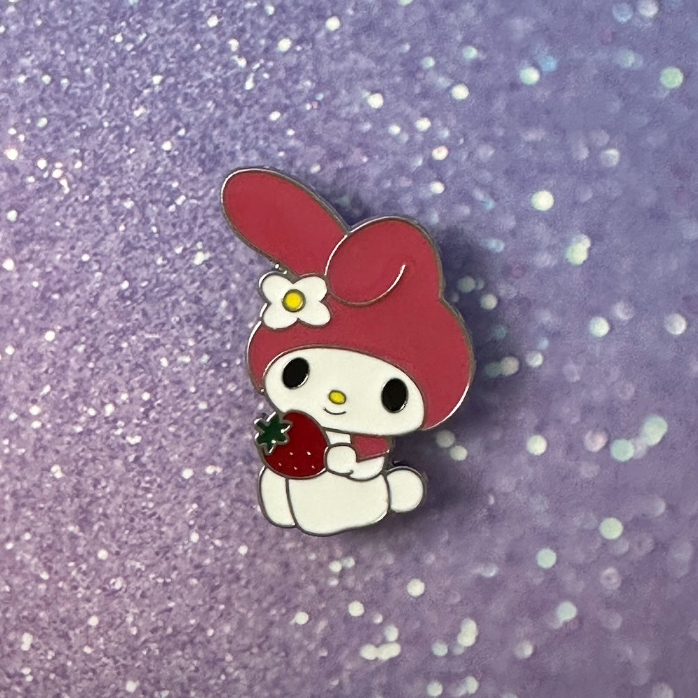 Sanrio My Melody With Strawberry Enamel Pin
