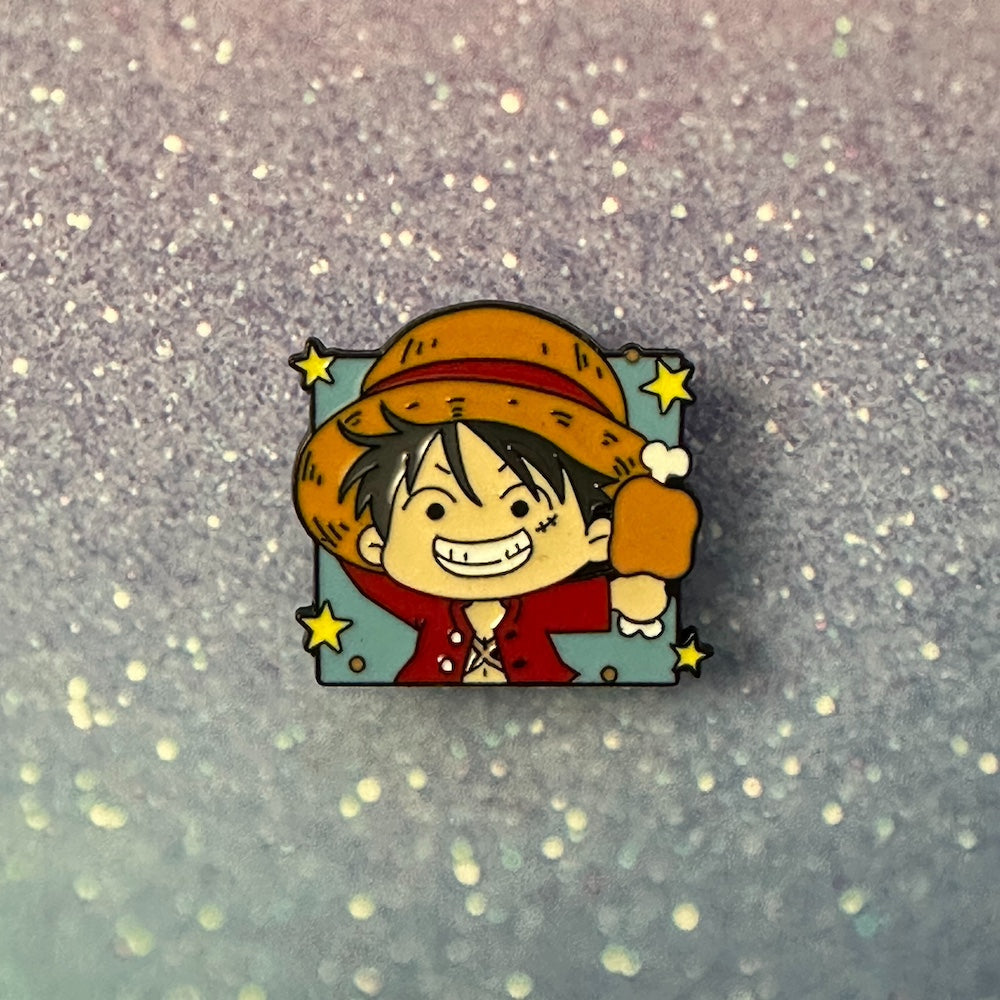 One Piece Chibi Luffy Enamel Pin