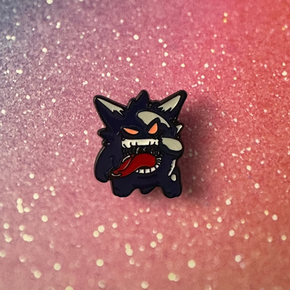Pokemon Silly Gengar Enamel Pin