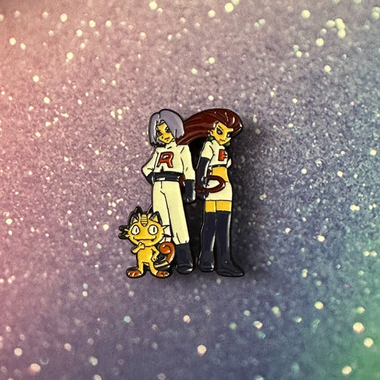 Pokemon Team Rocket Enamel Pin