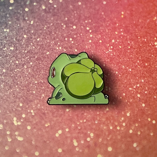 Pokemon Bulbasaur Booty Enamel Pin