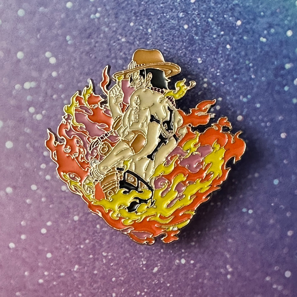 One Piece Ace Enamel Pin