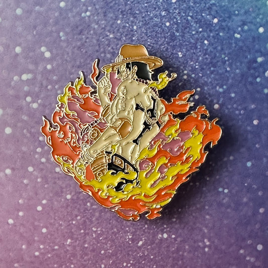 One Piece Ace Enamel Pin