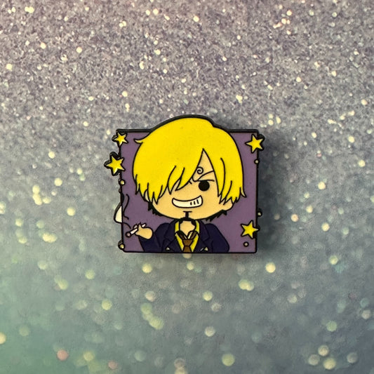One Piece Chibi Sanji Enamel Pin