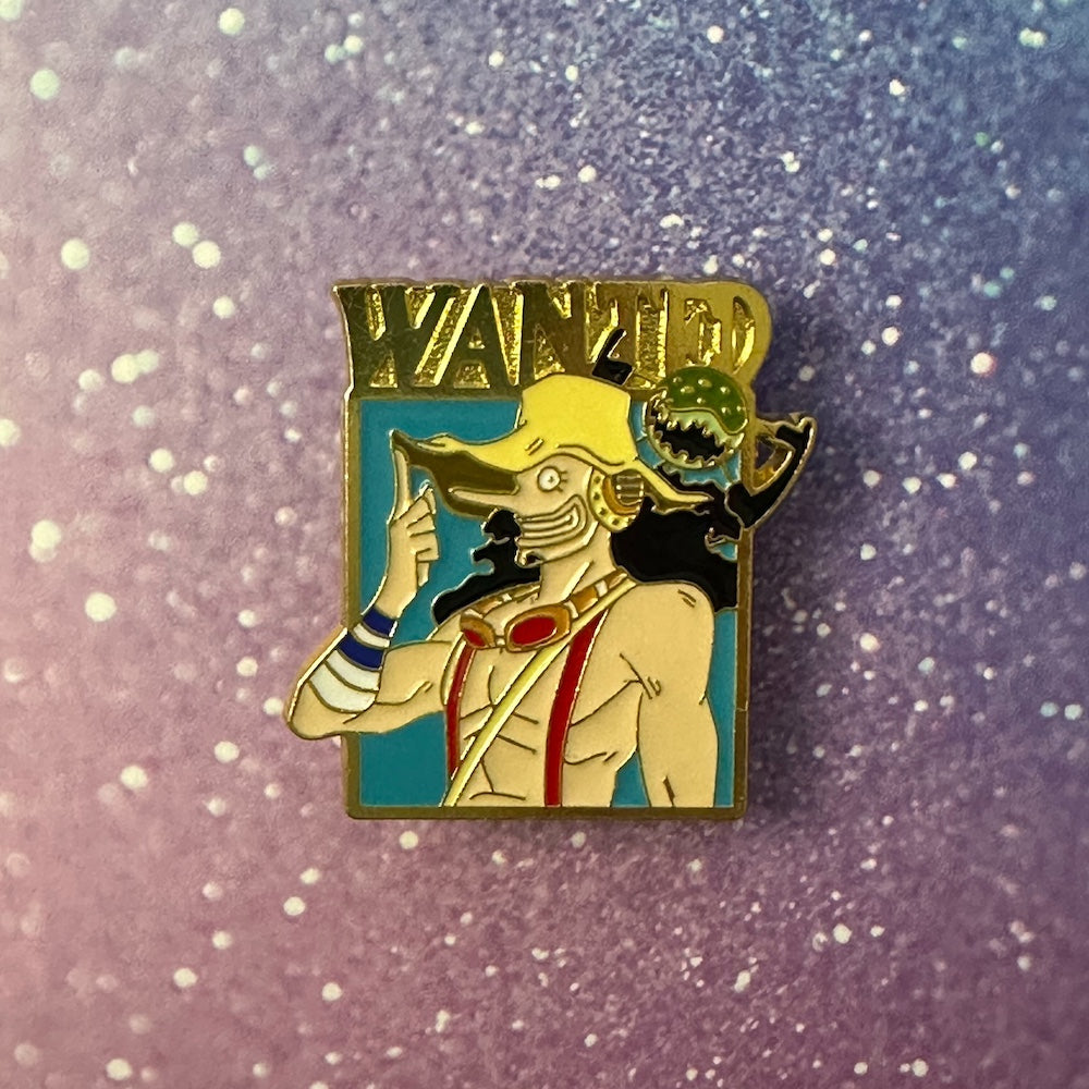 One Piece Wanted Usopp Enamel Pin