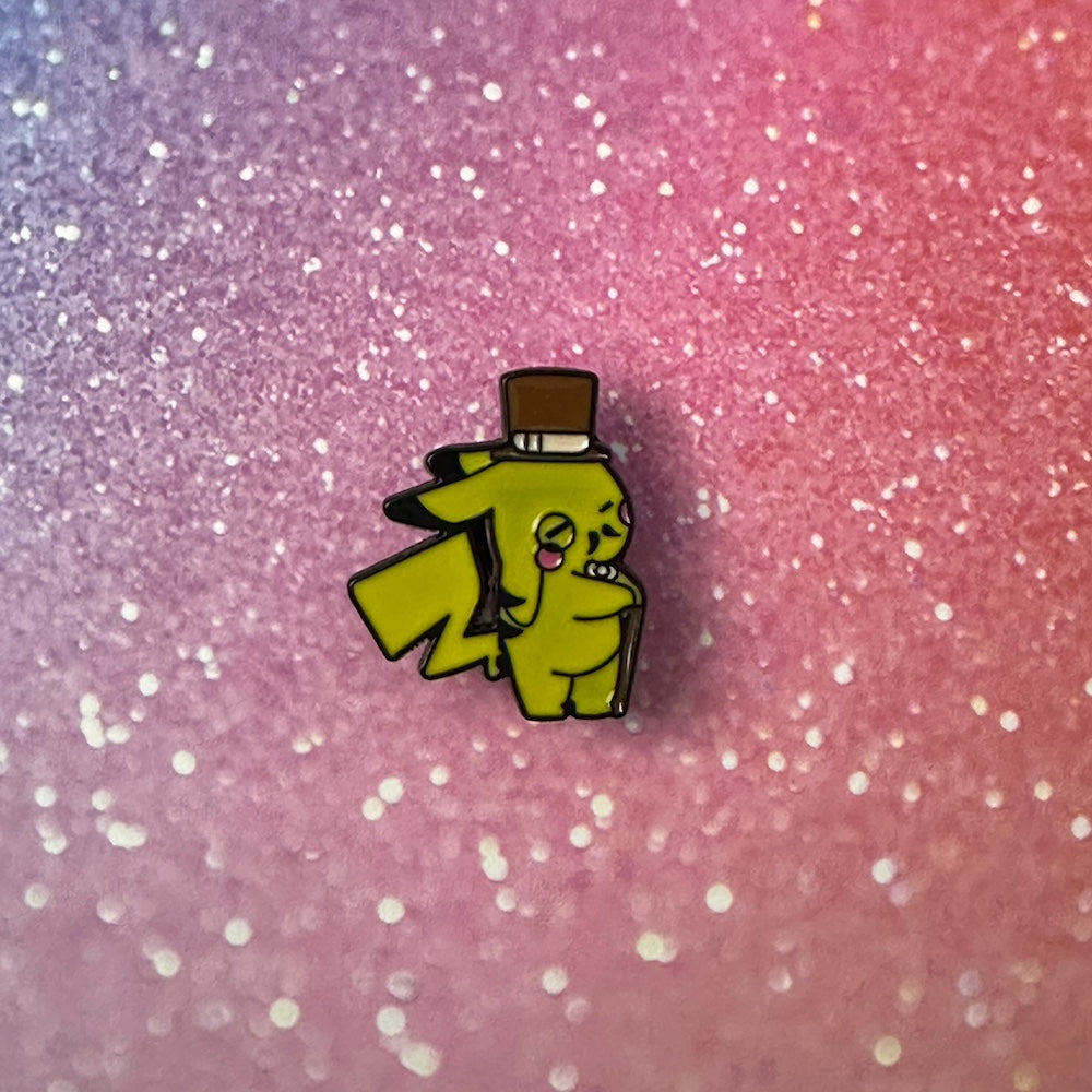 Pokemon Gentlemen Pikachu Enamel Pin