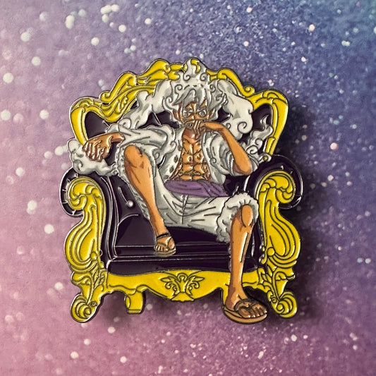 One Piece Luffy Gear 5 Enamel Pin