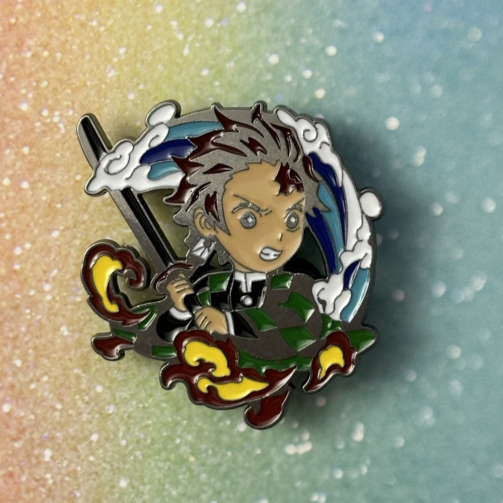 Demon Slayer Water Tanjiro Enamel Pin