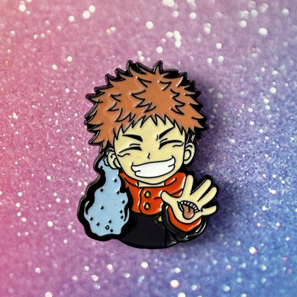 Ju Jitsu Kaisen Smiling Itadori Enamel Pin