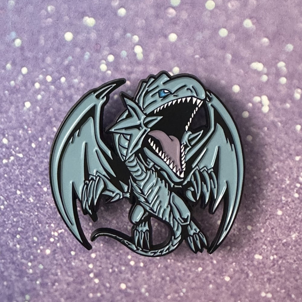 Yu-Gi-Oh Blue Eyes White Dragon Enamel Pin