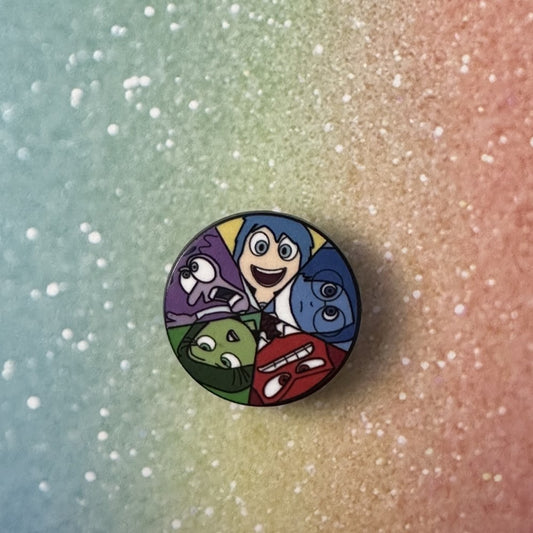 Disney Inside Out Circle Enamel Pin