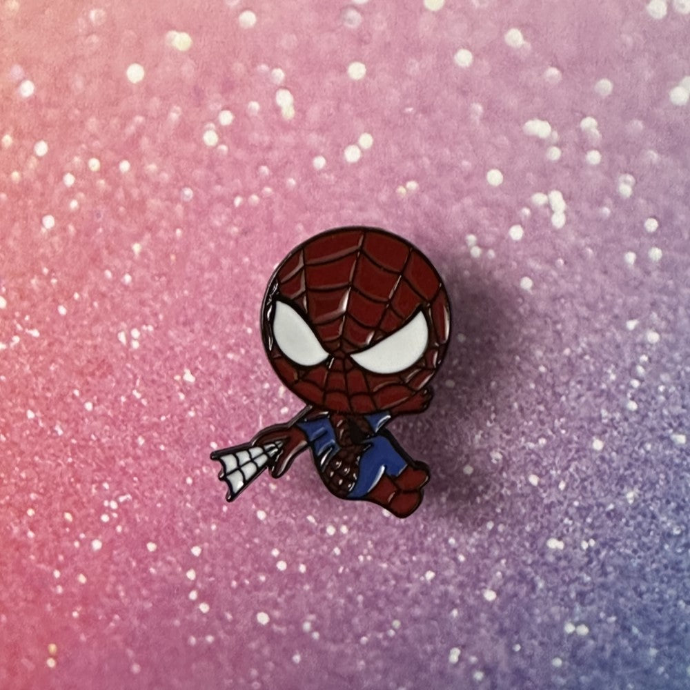 Marvel Spiderman Webslinging Enamel Pin