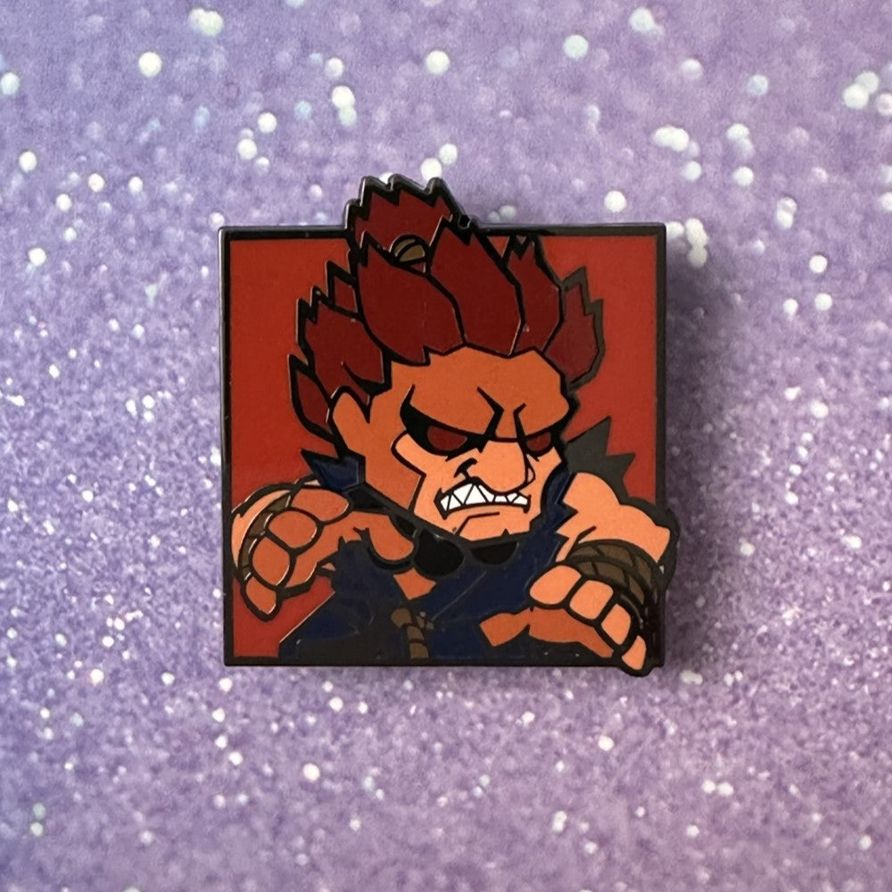 Street Fighter Akuma Selection Enamel Pin