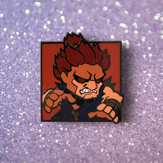 Street Fighter Akuma Selection Enamel Pin