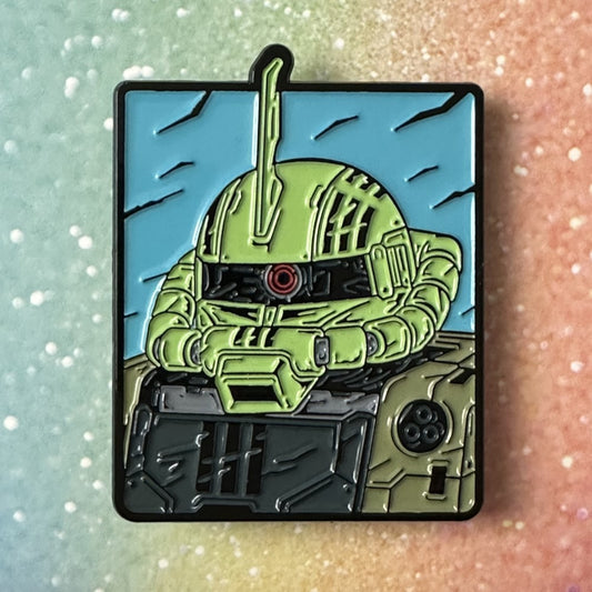 Gundam Zaku Enamel Pin