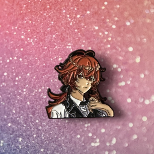 Genshin Impact Diluc Enamel Pin