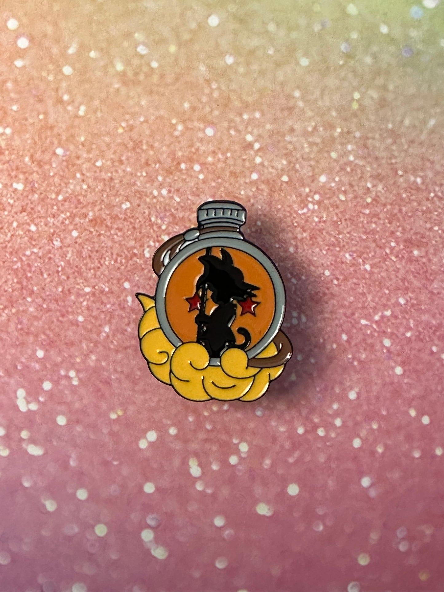 Dragonball Compass on Nimbus Enamel Pin