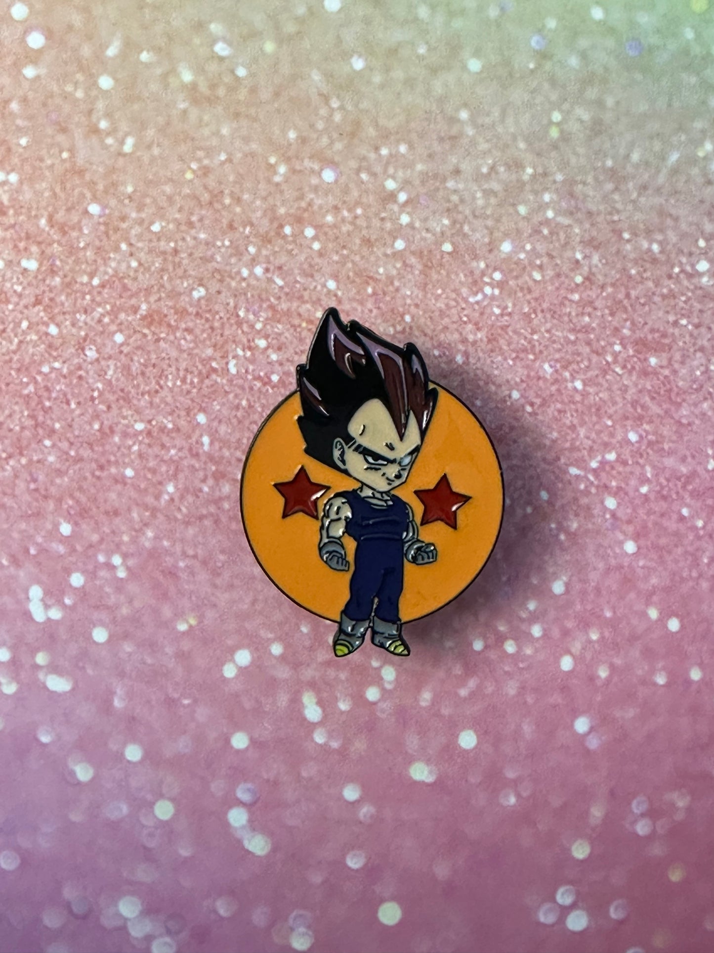 Dragonball 2 Star Vegeta Enamel Pin