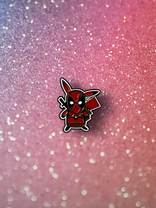 Pokemon Deadpool Pikachu Enamel Pin