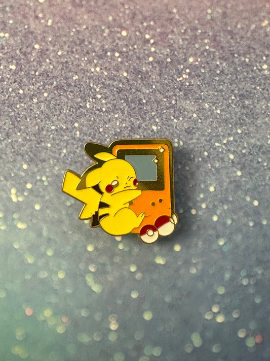 Pokemon Pikachu Gameboy Enamel Pin