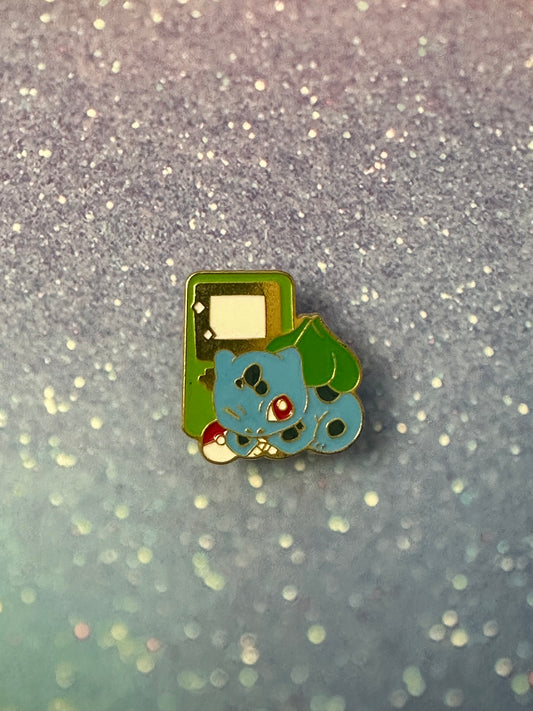 Pokemon Bulbasaur Gameboy Enamel Pin