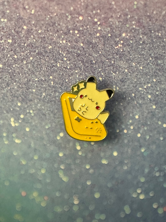 Pokemon Pikachu Surfing Gameboy Enamel Pin