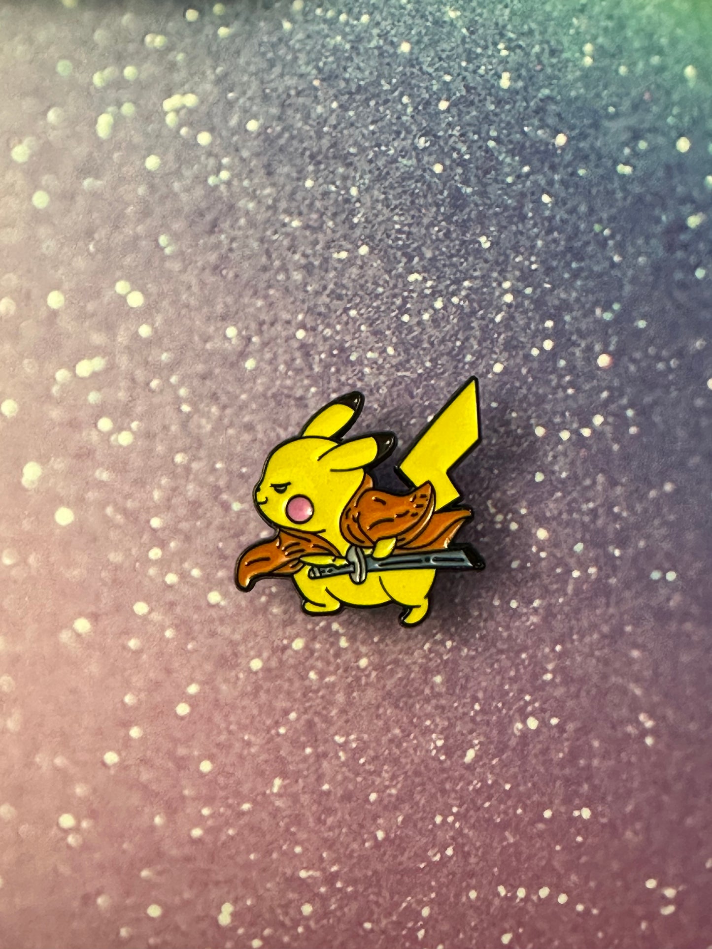 Pokemon Demon Slayer Pikachu Zenitsu Enamel Pin