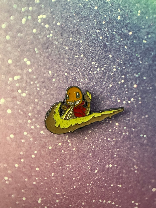 Pokemon Charmander Nike Enamel Pin