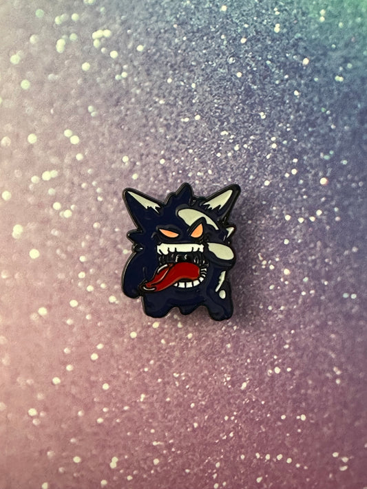 Pokemon Gangar Tongue Out Enamel Pin