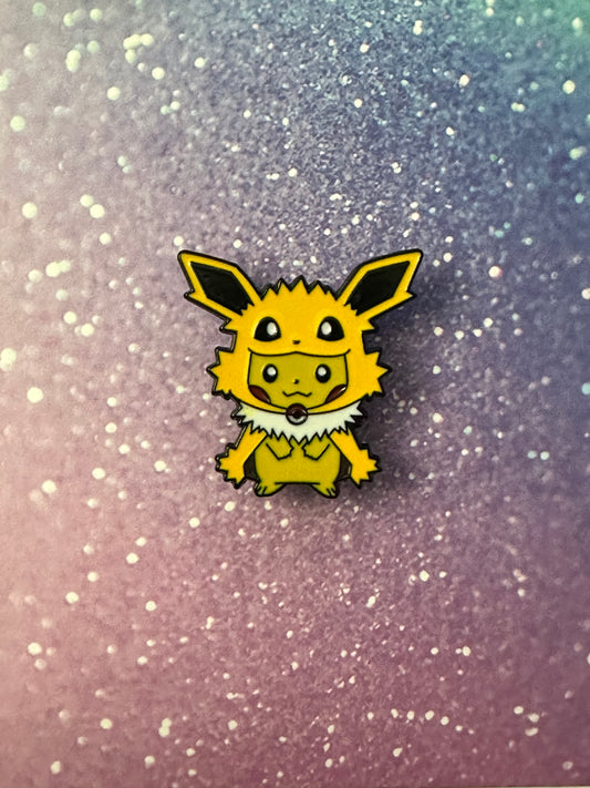 Pokemon Pikachu Jolteon Enamel Pin