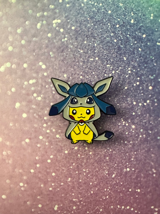 Pokemon Pikachu Glaceon Enamel Pin