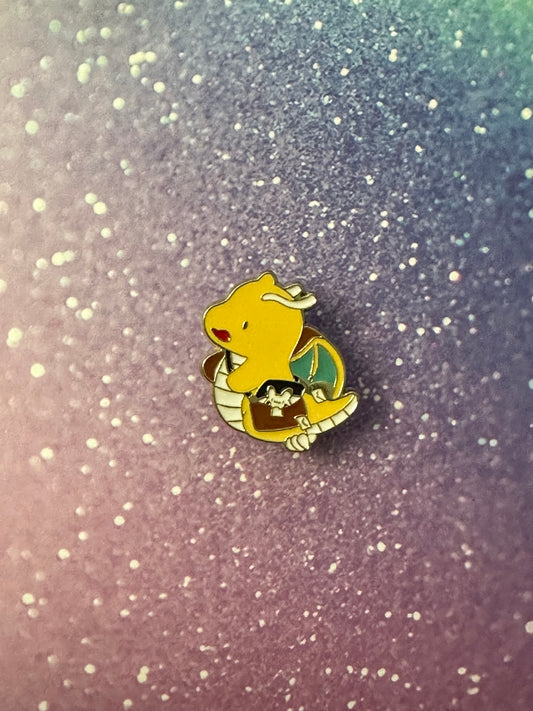 Pokemon Dragonite Cute Enamel Pin