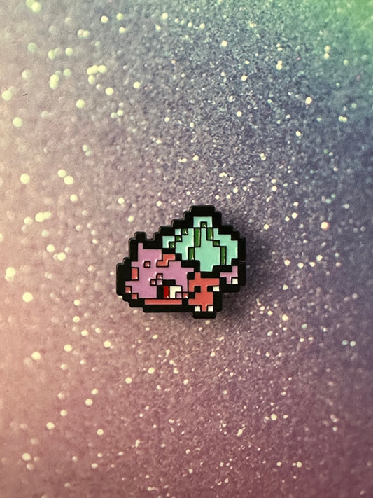 Pokemon Pixel Bulbasaur Enamel Pin