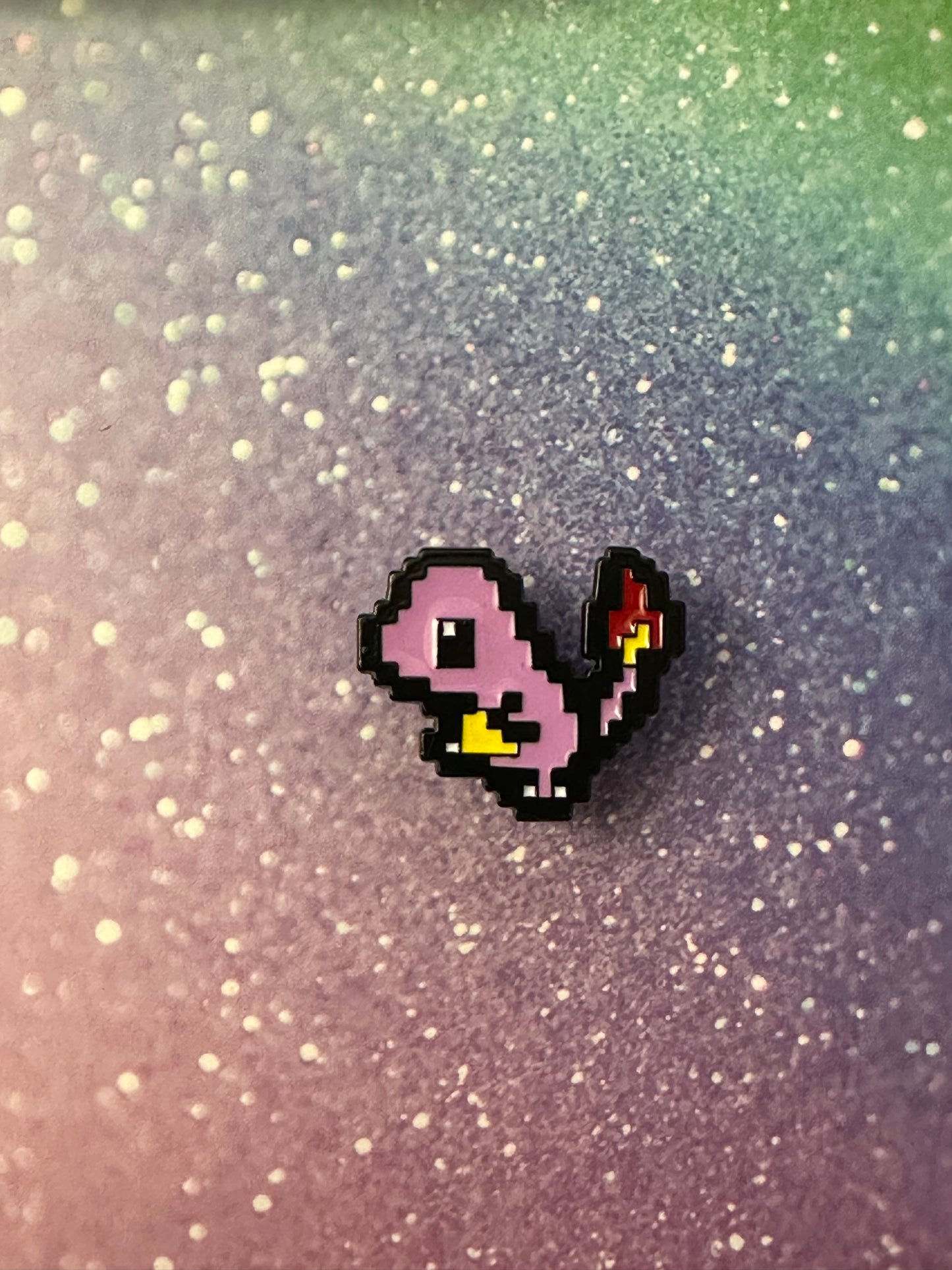 Pokemon Pixel Charmander Enamel Pin