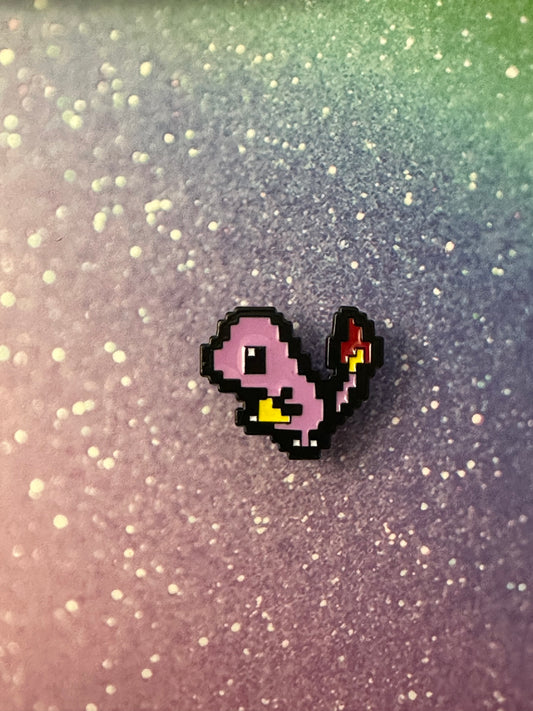 Pokemon Pixel Charmander Enamel Pin