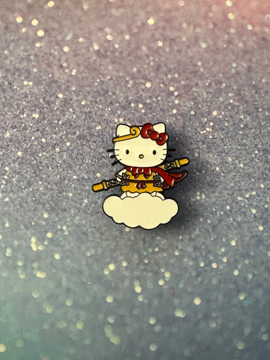 Sanrio Hello Kitty Sun Wu Kong Enamel Pin