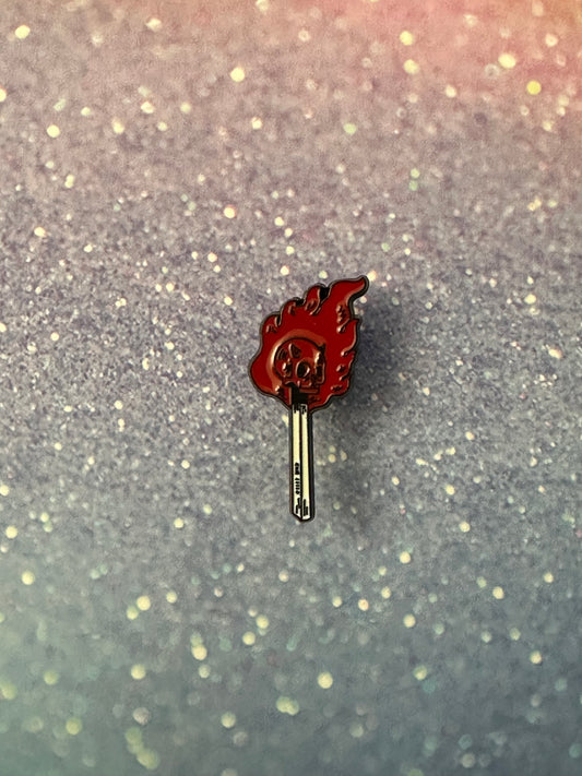 Matchstick Enamel Pin