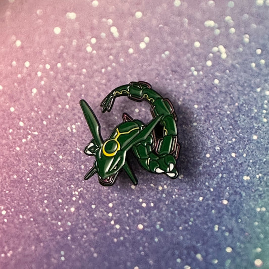 Pokemon Rayquaza Enamel Pin