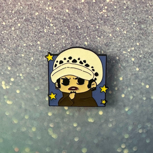 One Piece Chibi Law Enamel Pin