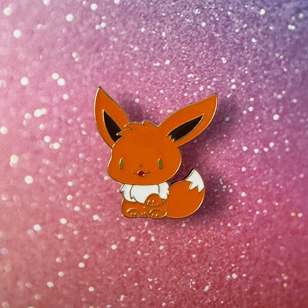 Pokemon Chibi Eevee Enamel Pin