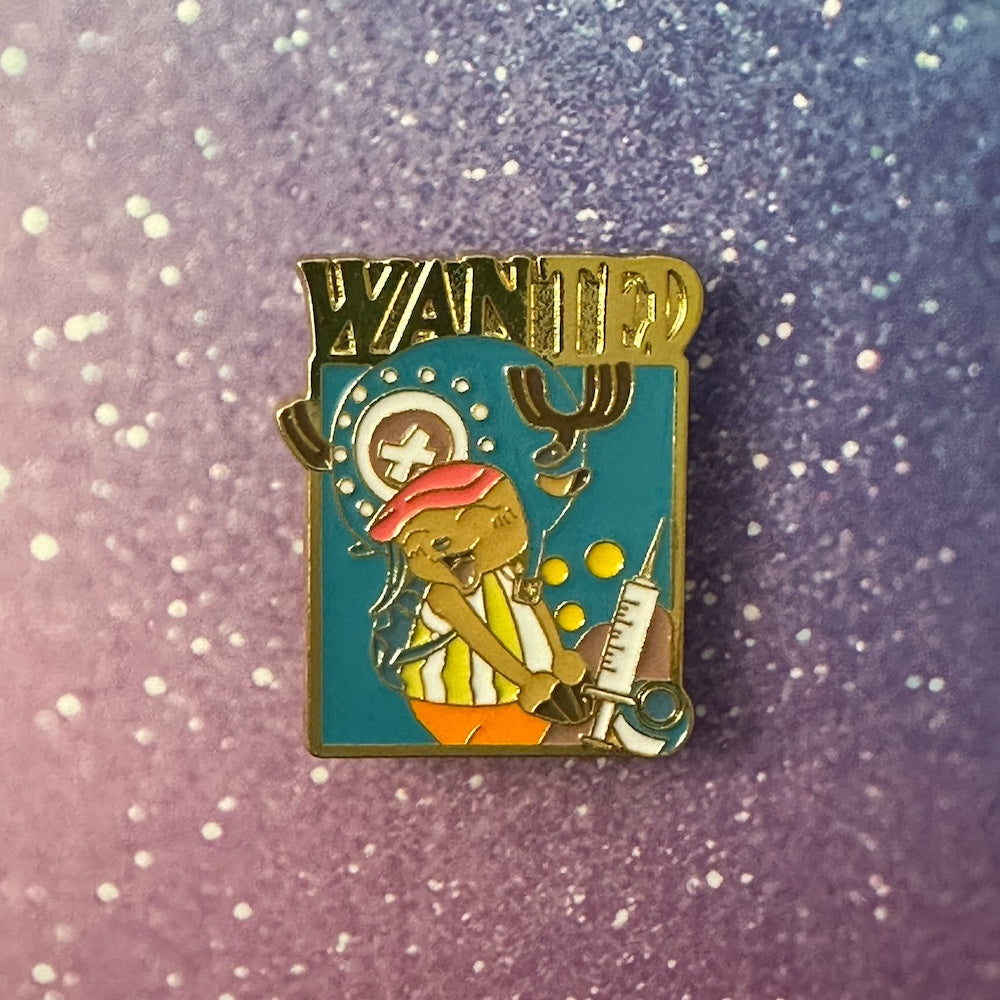 One Piece Wanted Chopper Enamel Pin