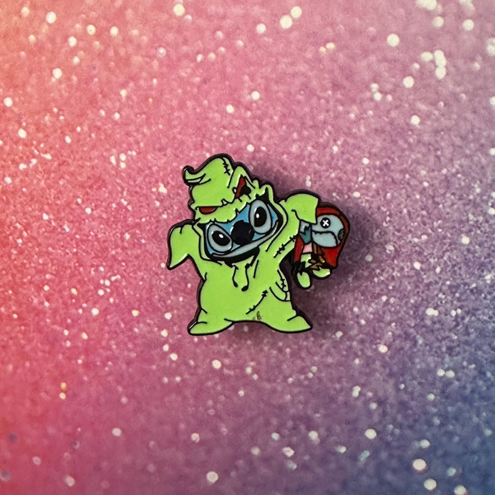 Oogie Boogie Stitch Enamel Pin