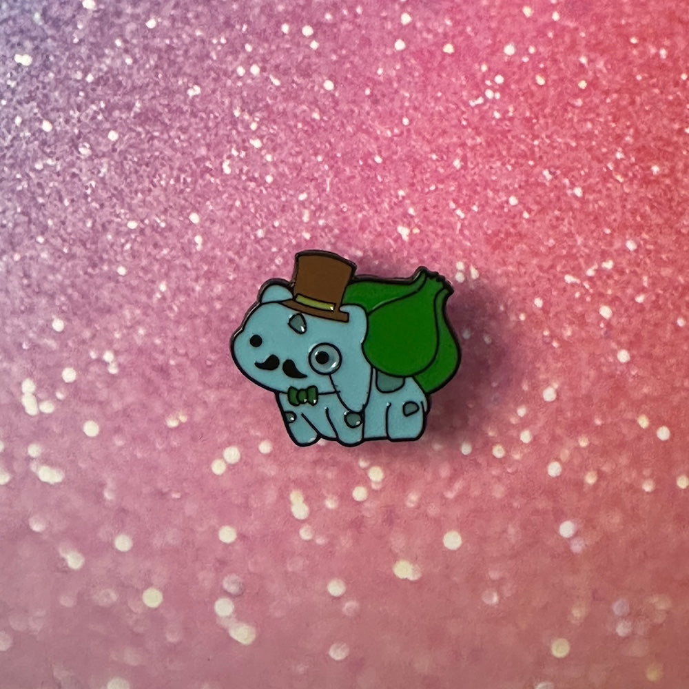 Pokemon Gentlemen Bulbasaur Enamel Pin